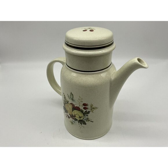 Royal Doulton Lambeth Stoneware L.S. 1015 Harvest Garland Coffee/Tea Server 1975 - Picture 10 of 16